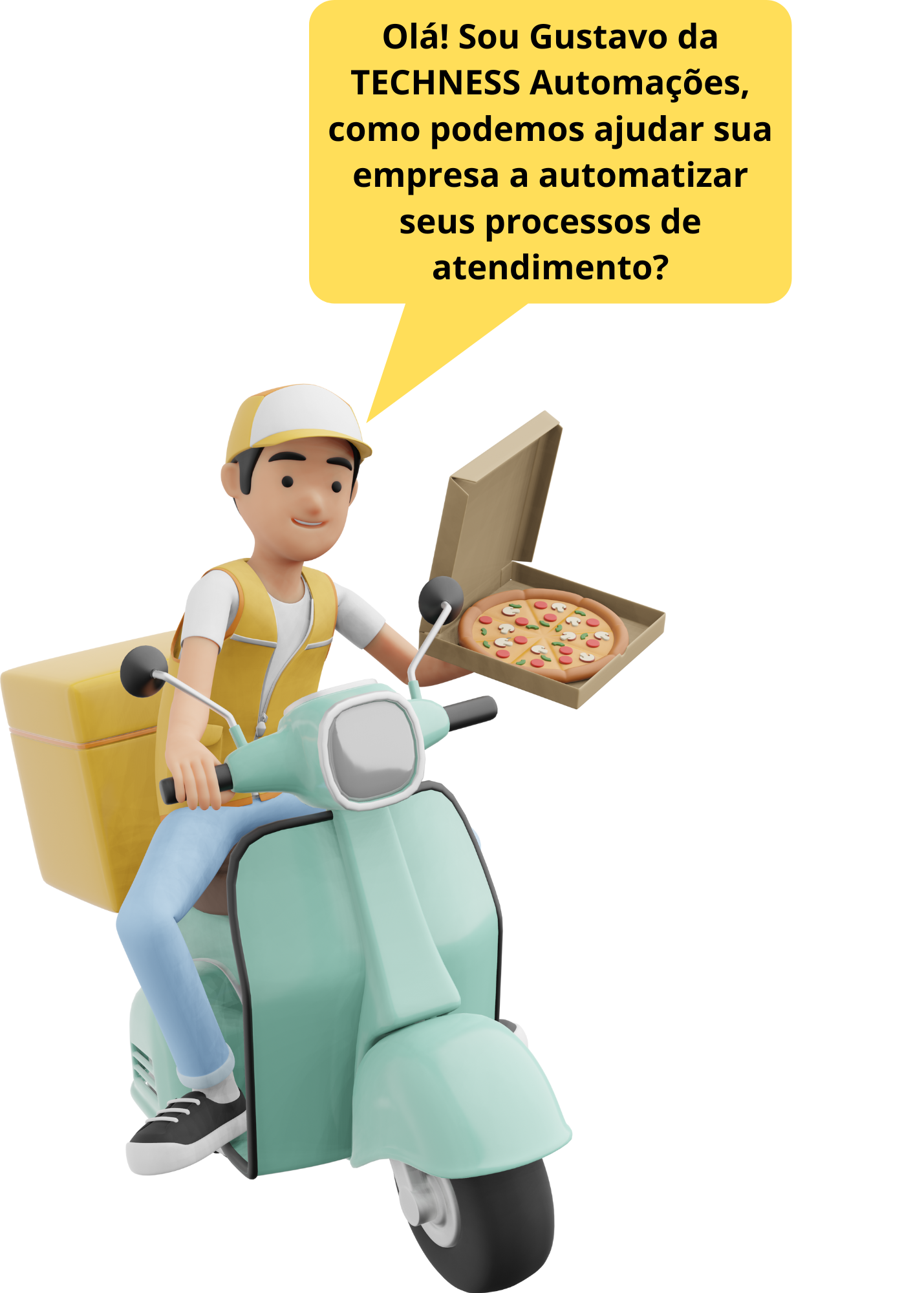 Olá! Sou o Gustavo do TECHNESS Automations, como podemos ajudar o seu consultório/Clinica a automatizar os seus processos de atendimento?